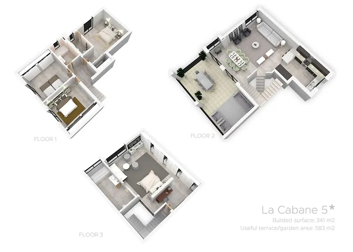 Vacation I La Cabane, Luxury, Heated Pool, 300m To The Villa *